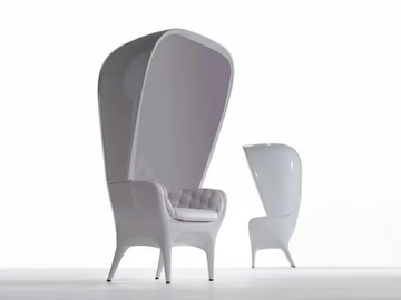 SHOWTIME - Polyethylene armchair high-back by BD Barcelona Design - view 2